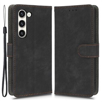 Til Samsung Galaxy S23+ Flip Wallet Phone Stand Case PU Læder RFID Blocking Folio Telefoncover med rem