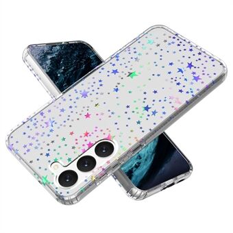 Til Samsung Galaxy S23+ GW18 Laser stødsikkert telefoncover PC + TPU fortykket mobiltelefoncover