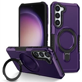 Til Samsung Galaxy S23+ Etui TPU+PC Ring Kickstand Smartphone Bagside