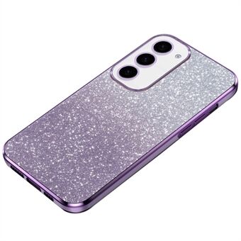 Til Samsung Galaxy S23+ mobiltelefonetui 6D elektroplateret glitterpulver TPU anti-drop cover