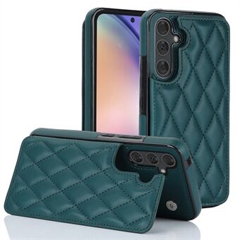 Til Samsung Galaxy A54 5G-kortpladser Telefoncover RFID-blokerende PU-læder+TPU Kickstand-etui