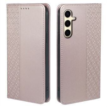 Til Samsung Galaxy A54 5G Cover Læder Telefoncover Med Lykkekløver Tryk Magnetisk Lukning