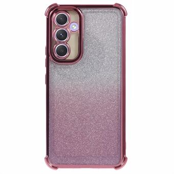 Til Samsung Galaxy A54 5G-etui TPU Sparkle Stødsikker TPU-telefoncover med elektroplaterede kanter.