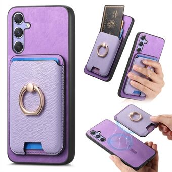 B3 Til Samsung Galaxy A54 5G Etui Læder+TPU Telefon Cover Kompatibel med MagSafe