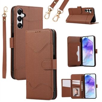 For Samsung Galaxy A54 5G Læder Etui med Kortholder, Pung, Stropper Beskyttende Flip Cover