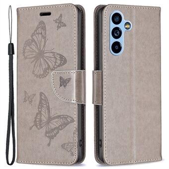 BF Imprinting Pattern Series-4 til Samsung Galaxy A54 5G PU læder påtrykte sommerfugle Stand etui Anti-drop telefonpung cover