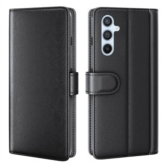 Til Samsung Galaxy A54 5G Beskyttende Folio Flip Pung Etui Ægte Splitleder Ridsefast Telefoncover Stand