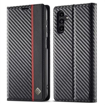 LC.IMEEKE til Samsung Galaxy A54 5G Carbon Fiber Texture Phone Flip læder pung etui Drop-sikkert mobiltelefon cover