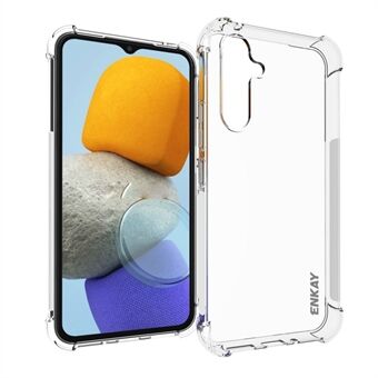 ENKAY HAT Prince Til Samsung Galaxy A54 5G Stødabsorberede fortykkede hjørner TPU mobiltelefon etui Anti-slip Strip Edge Klart telefoncover