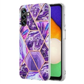 YB IMD Series-3 blødt TPU-telefoncover til Samsung Galaxy A54 5G, velbeskyttet marmormønster IMD IML dobbeltsidet galvaniseringsbeskyttelsescover