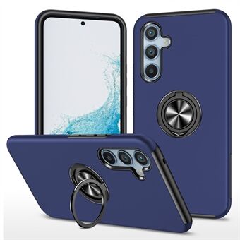 Til Samsung Galaxy A54 5G PC+TPU faldsikkert cover Rotary Ring Kickstand telefontaske