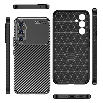 Til Samsung Galaxy A54 5G Carbon Fiber Texture telefontaske Anti-drop beskyttende telefon TPU cover