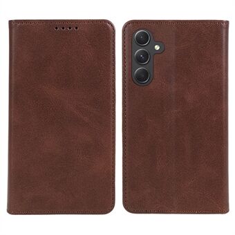 Til Samsung Galaxy A54 5G Anti-ridse PU Læder Stand Case Calf Texture Wallet Anti-drop telefoncover