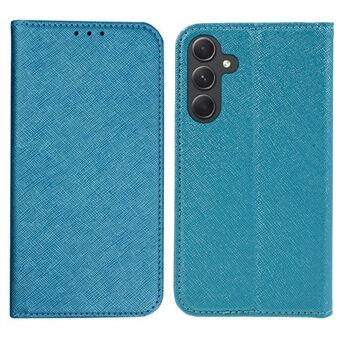 Til Samsung Galaxy A54 5G Stående PU Læder Cover Etui Tegnebog Krydsstruktur Skal