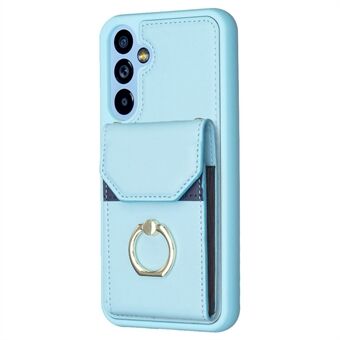 BF29 Til Samsung Galaxy A54 5G Kickstand PU Læder+TPU Cover Telefon Etui Kortholder Mobiltelefon Skal