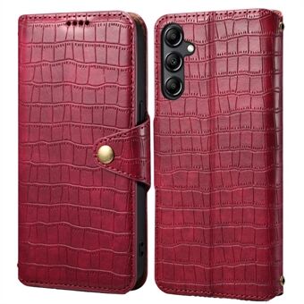 For Samsung Galaxy A54 5G Case PU Leather Crocodile Texture Phone Cover translates to:
Til Samsung Galaxy A54 5G-etui i PU-læder med krokodille tekstur til telefonen.