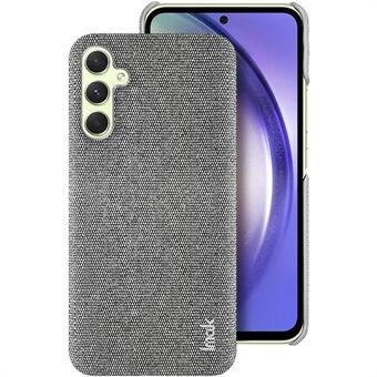 IMAK Ruiyi-serien til Samsung Galaxy A54 5G-etuiet med stoftextur og ridsefrit PC-bagsidecover.