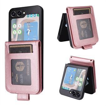 For Samsung Galaxy Z Flip5 5G Etui med Rem Kortholder Telefon Lædercover