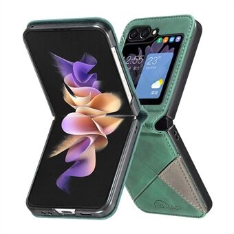 Til Samsung Galaxy Z Flip6 5G Etui Faldsikkert Telefoncover Geometrisk Præget