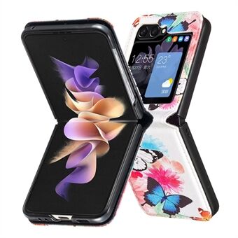 Til Samsung Galaxy Z Flip6 5G Etui Mønster Print PU Læder Telefon Skal