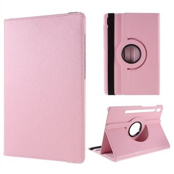 Til Samsung Galaxy Tab S9 / S8 Tablet Etui Drejelig Stand PU Læder Cover med Elastisk Bånd