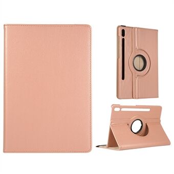 Til Samsung Galaxy Tab S9 / S8 Tablet-etui Drejelig stand PU-lædercover med elastikbånd