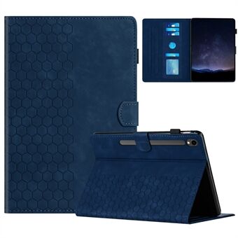 Til Samsung Galaxy Tab S9 FE / S9 Etui Bikage Printet Læder Tablet Cover med Kort Slot