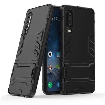 Plast + TPU Hybrid Cover med Kickstand til Huawei P30