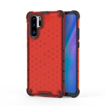 Stødsikkert honningkagemønster TPU + pc hybridcover til Huawei P30 Pro