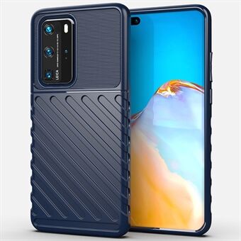 Thunder Series Twill Skin Soft TPU-cover til Huawei P40 Pro