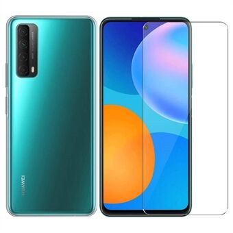 Telefoncover til Huawei P Smart 2021 / Y7a TPU-cover + skærmbeskytter i hærdet glas