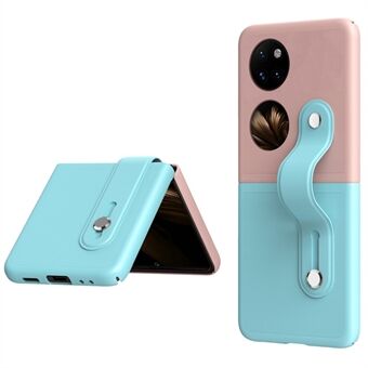 Til Huawei P50 Pocket / Pocket S Stand Design Foldeligt telefonetui med kontrastfarve