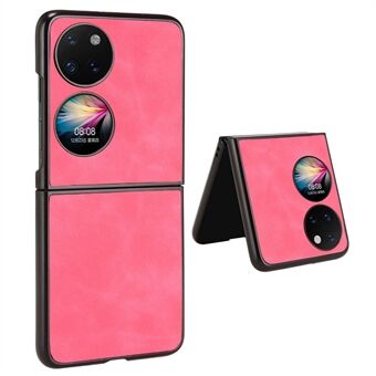 Til Huawei P50 Pocket / Pocket S Anti-ridse telefontaske Skin-touch følelse Tekstureret PU læder coated pc mobiltelefon cover