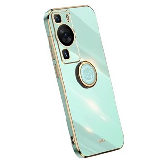 XINLI til Huawei P60 galvanisering telefontaske Ring Kickstand Blødt TPU telefoncover