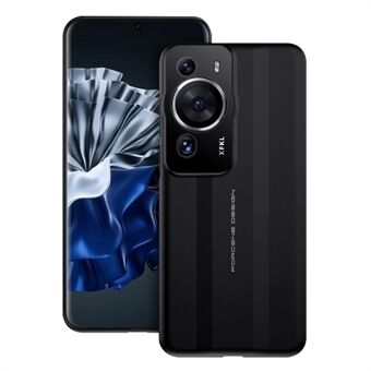 Til Huawei P60 Pro Gummibelagt telefontaske Kameralinsebeskyttelse Hard PC-telefon bagcover