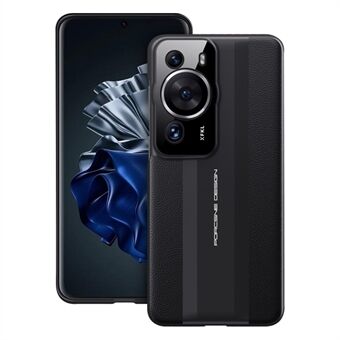 Telefontaske til Huawei P60 Pro PU læder PC-etui Anti-ridsebeskyttende mobiltelefoncover