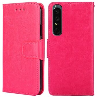 Til Sony Xperia 1 IV Smartphone Shell Magnetisk lukning PU Læder Pung Cover Flip Stand Folio Telefon Case