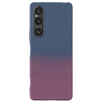 Til Sony Xperia 1 V-etui i neon gradient farve med TPU skin-touch telefoncover