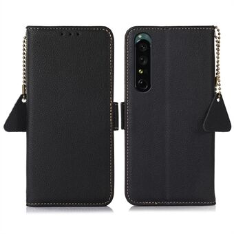 TJ til Sony Xperia 1 V RFID Blocking Flip Læder Pung-etui Stand Stødsikkert telefoncover