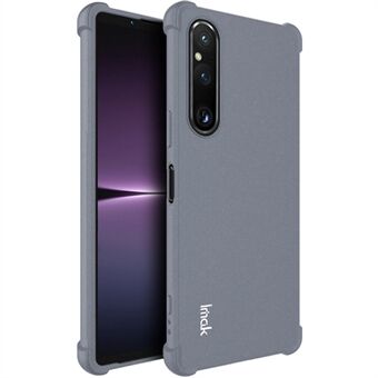 IMAK til Sony Xperia 1 V mobiltelefon taske fire hjørner airbag faldsikker TPU mat telefoncover