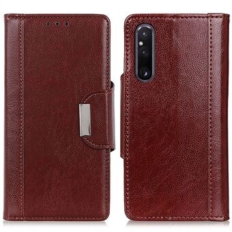 Wallet Phone Case til Sony Xperia 1 V Shockproof Cover PU Læder Folio Flip Phone Cover