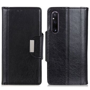 Wallet Phone Case til Sony Xperia 1 V Shockproof Cover PU Læder Folio Flip Phone Cover