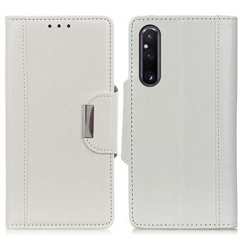 Wallet Phone Case til Sony Xperia 1 V Shockproof Cover PU Læder Folio Flip Phone Cover