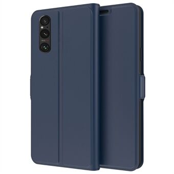 Stand til Sony Xperia 1 V-kortholder PU-læder Stødsikkert telefonflip-cover