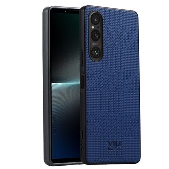 VILI TH Serie telefonkasse til Sony Xperia 1 V, PU læderbelagt PC+TPU telefonbagdæksel