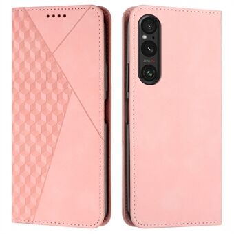 Til Sony Xperia 1 V Etui Med Indgraveret Mønster Pengepung Ståetui Engros Telefonsager