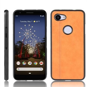 Telefoncover til Google Pixel 3a i læderbelagt PC + TPU hybriddesign