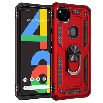 Hybrid PC TPU-skal til Google Pixel 4a Kickstand Armor Cover