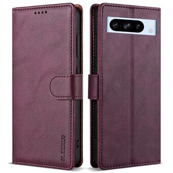 N.BEKUS CSJ-001 Til Google Pixel 8 Pro Etui Solid Farve Læder Pengepunge Telefoncover