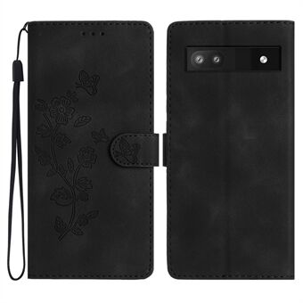 For Google Pixel 8a Engros Magnetisk Telefon Etui PU Læder Stativ Telefon Cover Pengepung